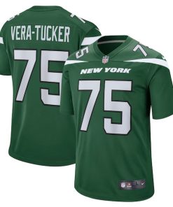 Alijah Vera-Tucker New York Jets Nike Game Player Jersey - Gotham Green/White