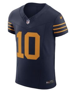 Alternative view of Jordan Love Green Bay Packers Nike The 1923 Classic Vapor F.U.S.E. Elite Jersey - Navy