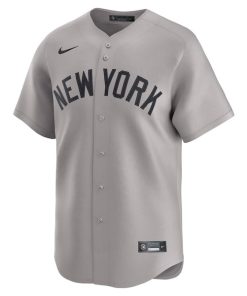 Alternative view of Aaron Judge New York Yankees Nike Road Limited Player Jersey - Gray