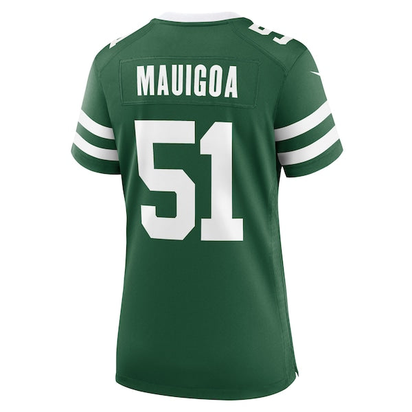 Francisco Mauigoa New York Jets Nike Women's Team Game Jersey - Legacy Green - Image 3