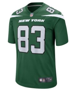 Alternative view of Tyler Conklin New York Jets Nike Game Jersey - Gotham Green
