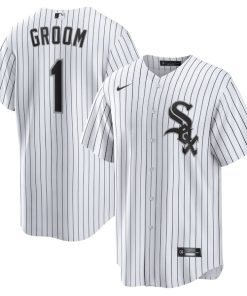 Chicago White Sox Nike #1 Groom Home Replica Jersey - White