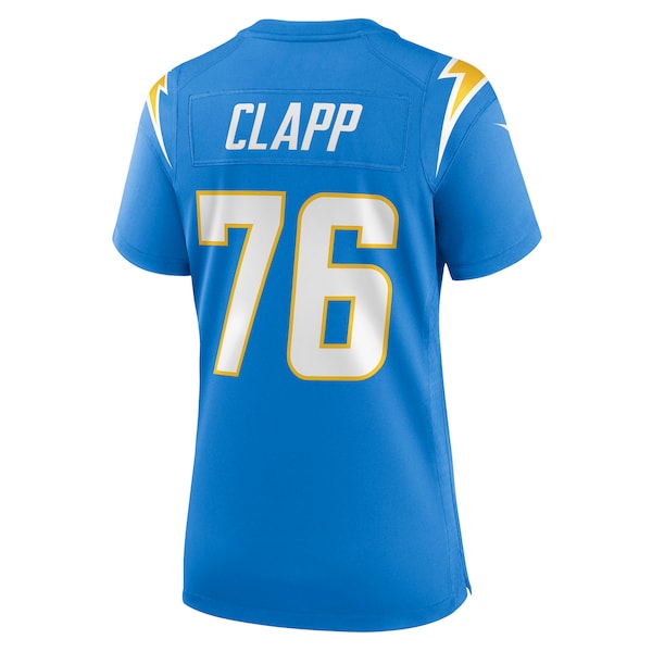 Will Clapp Los Angeles Chargers Nike Women's Game Jersey - Powder Blue - Image 3