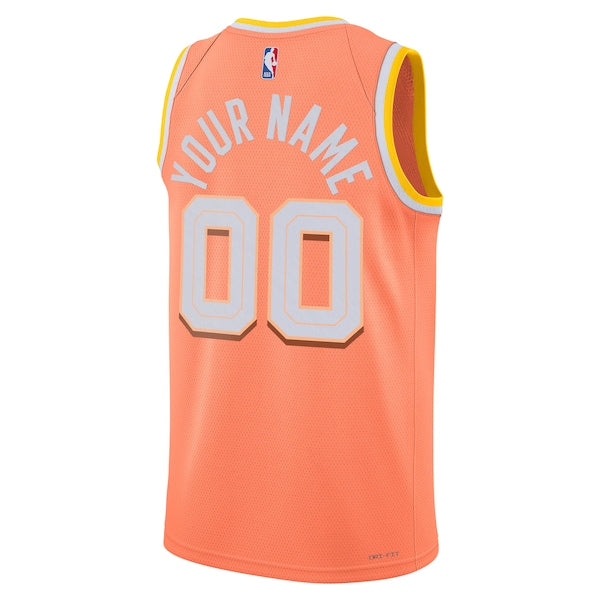 Cleveland Cavaliers Nike Unisex 2025/26 City Edition Swingman Custom Jersey - Orange - Image 3