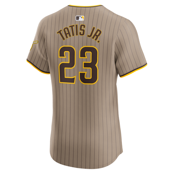 Fernando Tatis Jr. San Diego Padres Nike Alternate Elite Player Jersey - Sand - Image 3