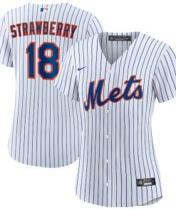 Darryl Strawberry New York Mets Nike Women's Home Replica Player Jersey - White