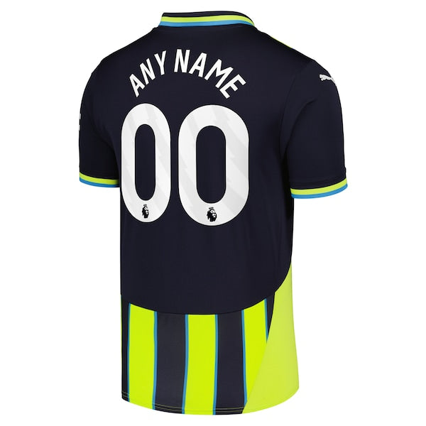 Manchester City Puma 2024/25 Away Replica Custom Jersey - Navy - Image 4