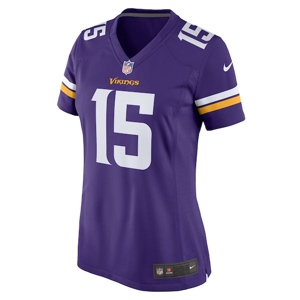 Joshua Dobbs Minnesota Vikings Nike Women's Game Jersey - Purple - Image 2