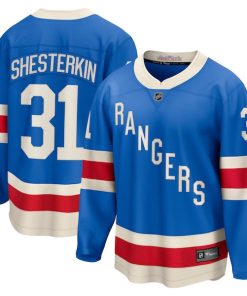 Igor Shesterkin New York Rangers  Centennial Breakaway Jersey - Blue