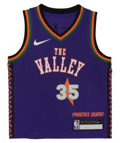 Alternative view of Kevin Durant Phoenix Suns Nike Toddler 2024/25 Swingman Player Jersey - City Edition - Purple
