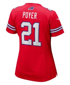 Alternative view of Jordan Poyer Buffalo Bills Nike Women's Player Jersey - Red