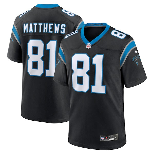 Jordan Matthews Carolina Panthers Nike Game Jersey - Black
