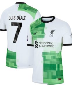 Luis Diaz Liverpool Nike 2023/24 Away Authentic Player Jersey - White