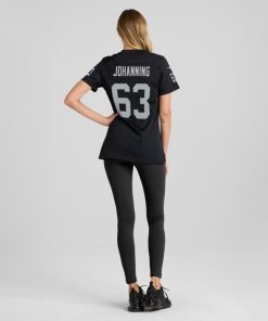 Alternative view of Jake Johanning Las Vegas Raiders Nike Women's  Game Jersey -  Black