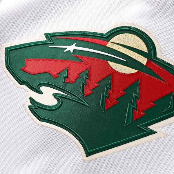 Minnesota Wild Away Premium Jersey - White/Green - Image 5