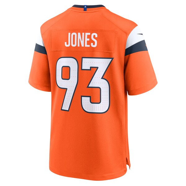 D.J. Jones Denver Broncos Nike Team Game Jersey - Orange - Image 4
