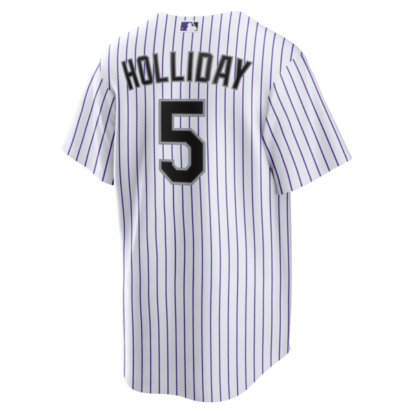 Matt Holliday Colorado Rockies Nike Home Retired Player Replica Jersey - White - Image 3