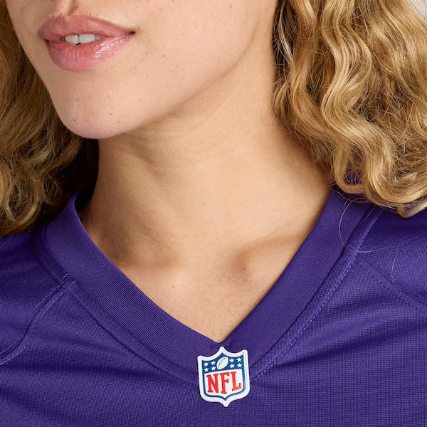 Jordan Mason Minnesota Vikings Nike Women's Team Game Jersey - Purple - Image 7