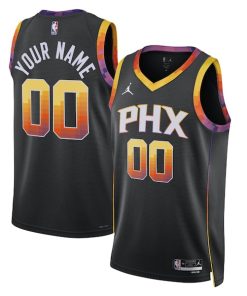 Phoenix Suns Jordan Brand Unisex 2022/23 Swingman Custom Jersey - Statement Edition - Black