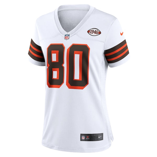 Jarvis Landry Cleveland Browns Nike Women's 1946 Collection Alternate Game Jersey - White - Image 2