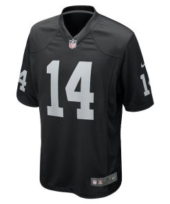 Alternative view of Marquez Callaway Las Vegas Raiders Nike Team Game Jersey -  Black
