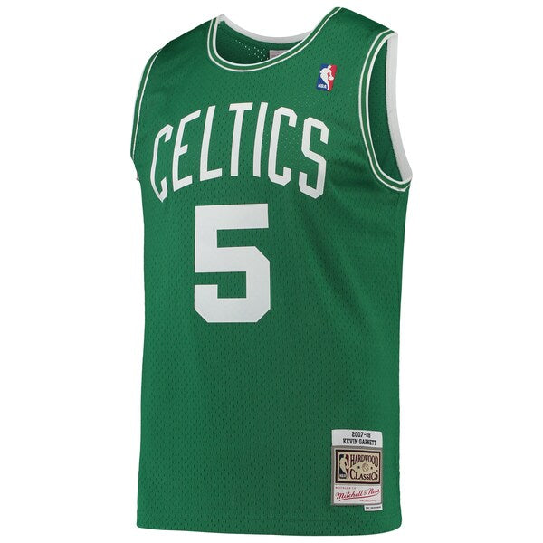 Kevin Garnett Boston Celtics 2007/08 Hardwood Classics Swingman Jersey - Kelly Green - Image 2