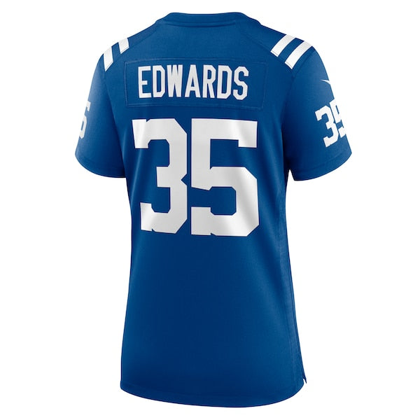 Johnathan Edwards Indianapolis Colts Nike Women's Team Game Jersey - Royal - Image 3