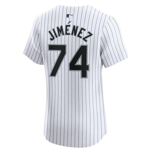 Eloy Jimenez Chicago White Sox Nike Home Elite Player Jersey - White - Image 3