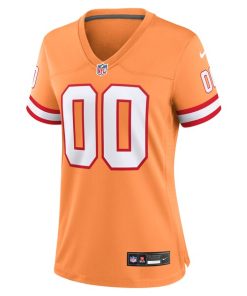 Alternative view of Tampa Bay Buccaneers Nike Women's Custom Throwback Game Jersey - Orange