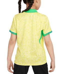 Alternative view of Brazil National Team Nike Preschool 2024 Home Replica Stadium Jersey - Yellow