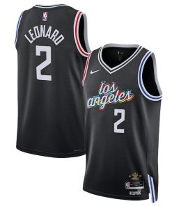 Kawhi Leonard LA Clippers Nike Unisex 2022/23 Swingman Jersey - City Edition - Black