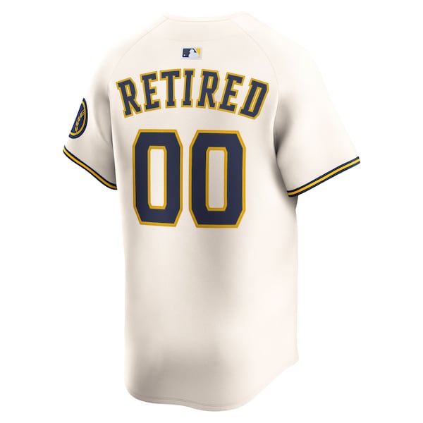Milwaukee Brewers Nike Home Limited Pick-A-Player Retired Roster Jersey - Cream - Image 3