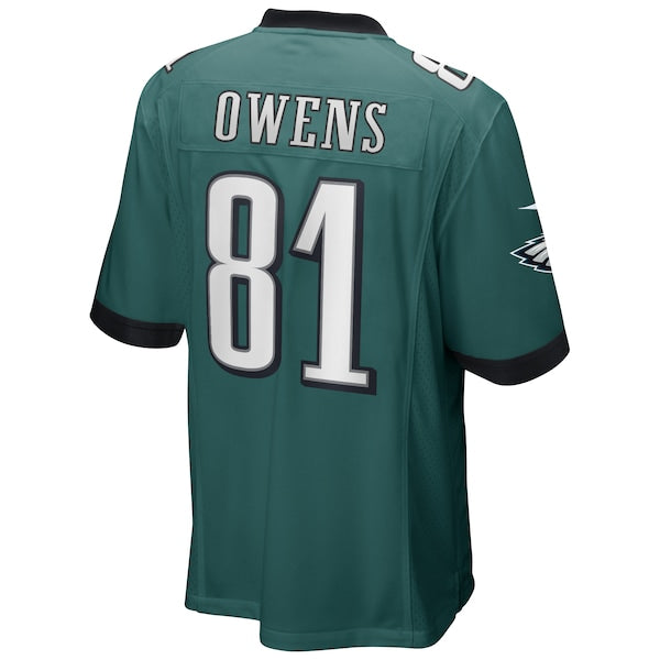 Terrell Owens Philadelphia Eagles Nike Game Retired Player Jersey - Midnight Green - Image 3