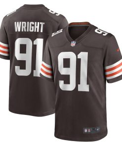 Alex Wright Cleveland Browns Nike Team Game Jersey -  Brown