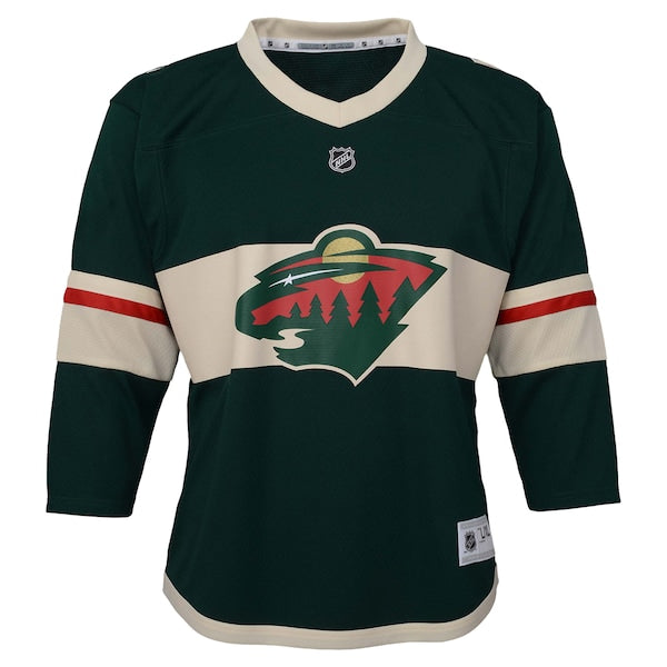 Minnesota Wild Youth Replica Jersey - Green - Image 2