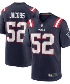 Curtis Jacobs New England Patriots Nike  Game Jersey -  Navy