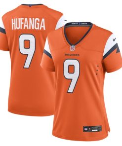 Talanoa Hufanga Denver Broncos Nike Women's Team Game Jersey -  Orange