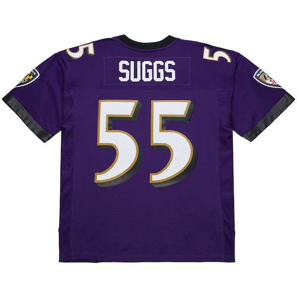 Terrell Suggs Baltimore Ravens 2003 Legacy Replica Jersey - Purple - Image 3