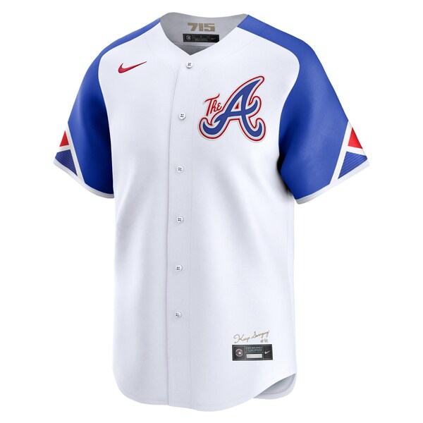 Atlanta Braves Nike City Connect Limited Jersey - White - Image 2
