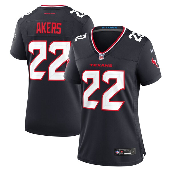 Cam Akers Houston Texans Nike Women's Team Game Jersey - Navy - Image 2