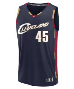Alternative view of Donovan Mitchell Cleveland Cavaliers  Youth  Fastbreak Jersey - Classic Edition - Navy