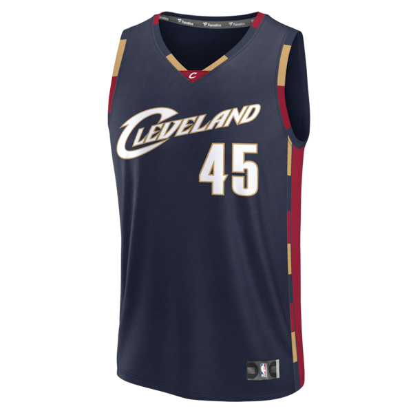 Donovan Mitchell Cleveland Cavaliers Youth Fastbreak Jersey - Classic Edition - Navy - Image 2