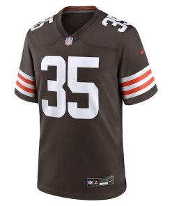 Alternative view of Raheim Sanders Cleveland Browns Nike Team Game Jersey -  Brown