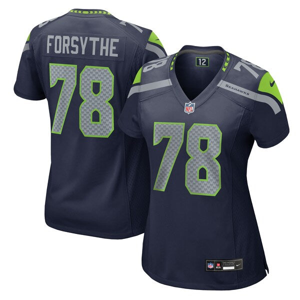 Stone Forsythe Seattle Seahawks Nike Women's Team Game Jersey - College Navy - Image 2
