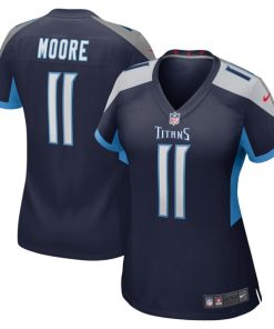 Chris Moore Tennessee Titans Nike Women's  Game Jersey -  Navy