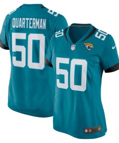 Shaquille Quarterman Jacksonville Jaguars Nike Women's Game Jersey - Teal/Black