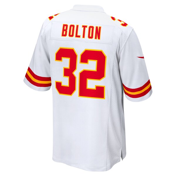 Nick Bolton Kansas City Chiefs Nike Away Game Player Jersey - White - Image 3