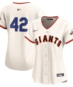 San Francisco Giants Nike Women's 2024 Jackie Robinson Day Home Limited Jersey?¨C Cream