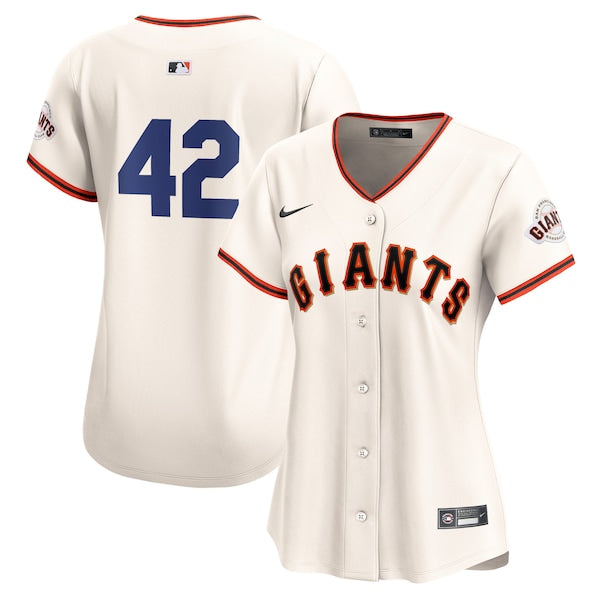 San Francisco Giants Nike Women's 2024 Jackie Robinson Day Home Limited Jersey?ยจC Cream
