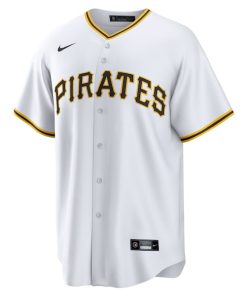 Alternative view of Bryan Reynolds Pittsburgh Pirates Nike Replica Player Jersey - White